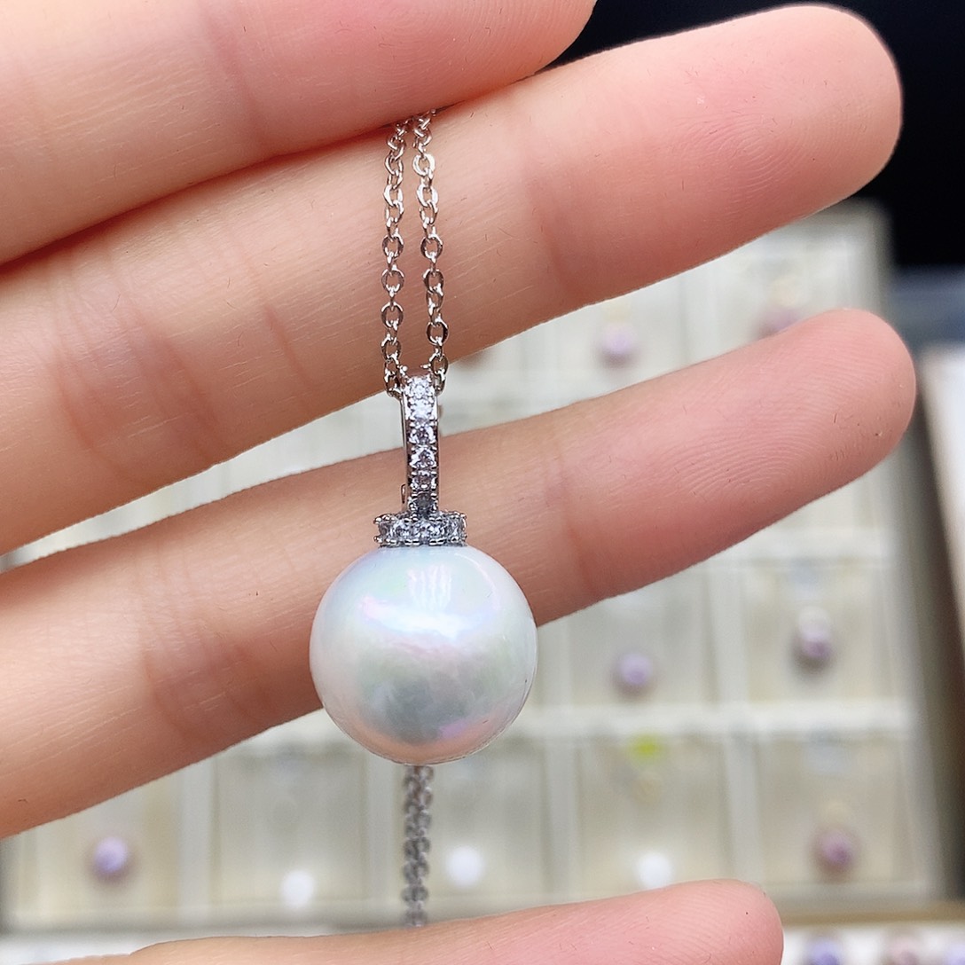 淡水珍珠颈饰合金