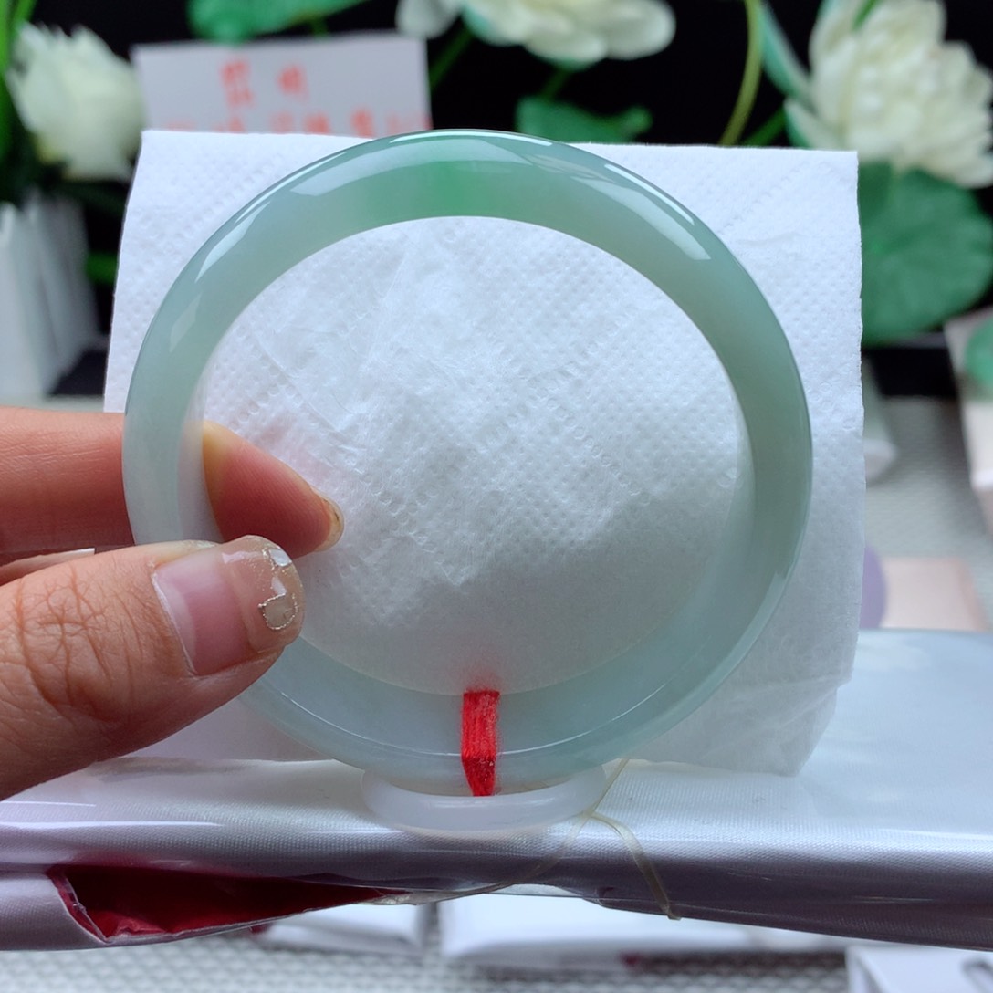 未镶嵌手镯翡翠铜*豆纯天然