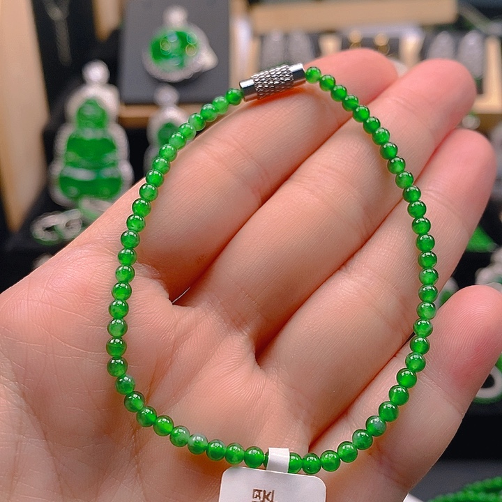 翡翠未镶嵌手链2465889