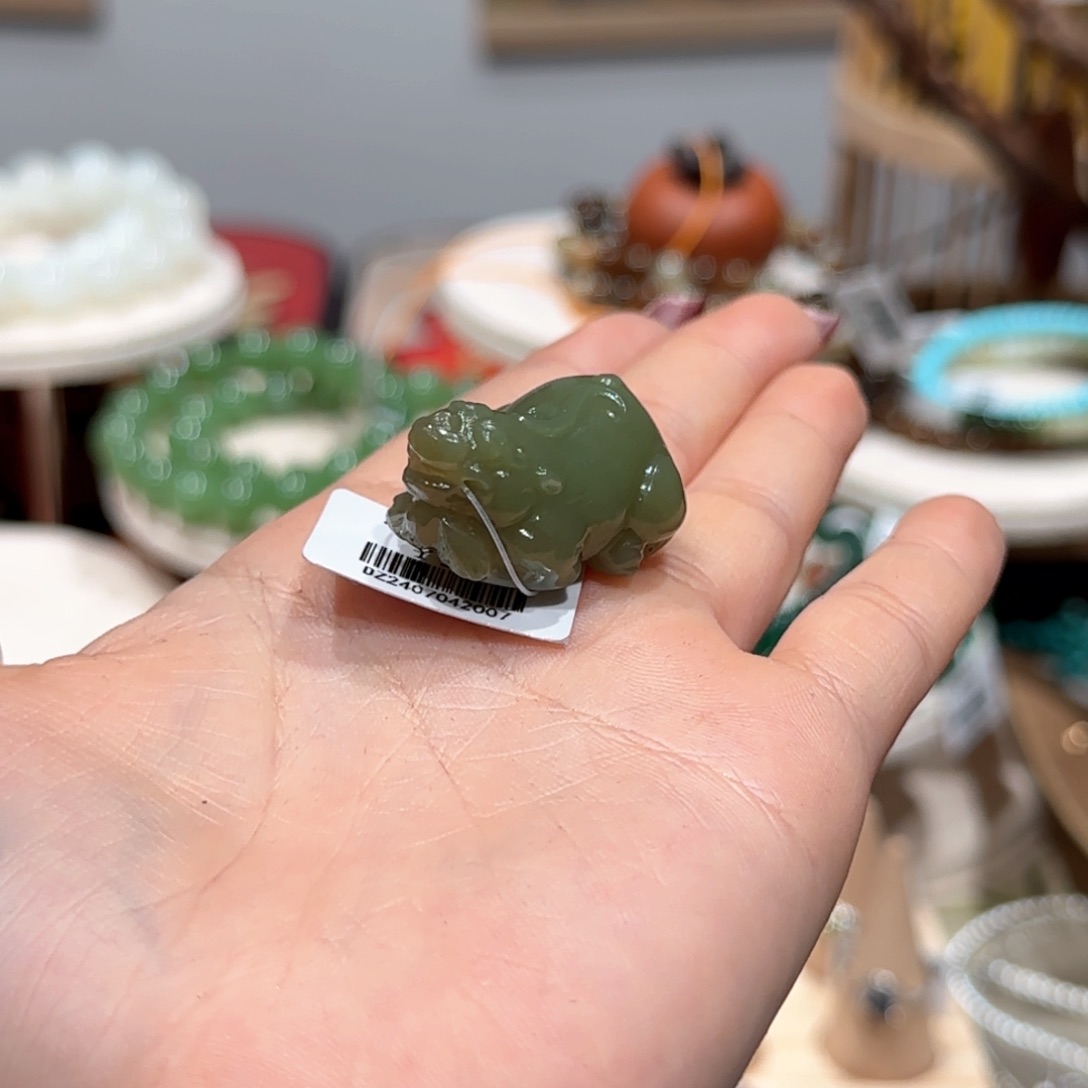 和田玉吊坠(不含链)未镶嵌吊坠（貔貅）