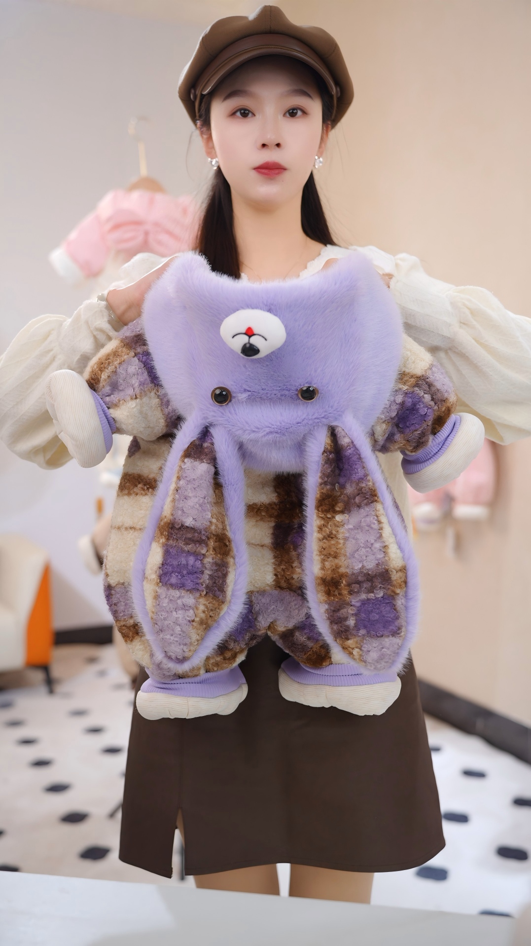 【奶萌兔叽】婴儿冬季加绒加厚连体衣棉服宝宝衣服超萌冬装外出服