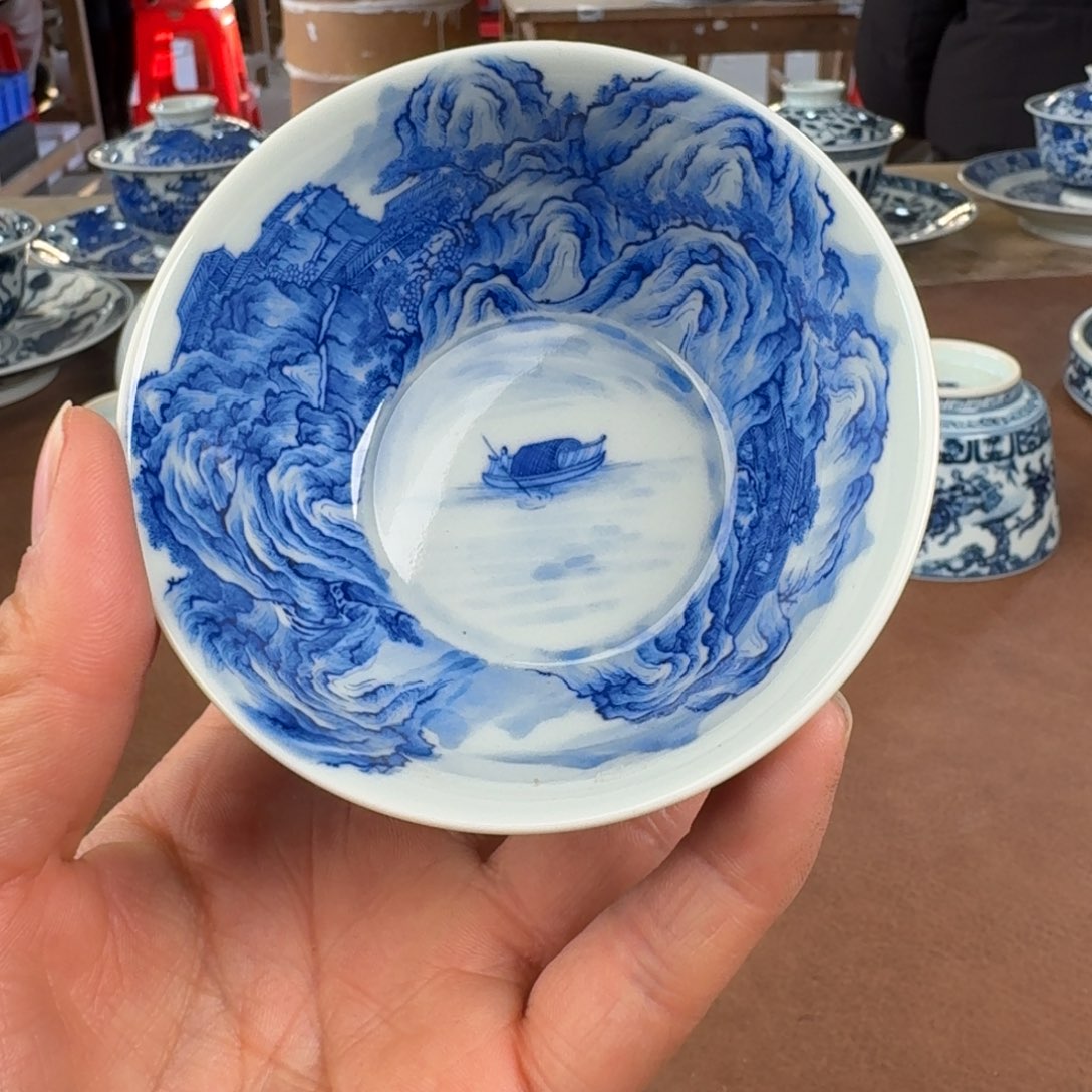 杯景德镇陶瓷手绘手绘