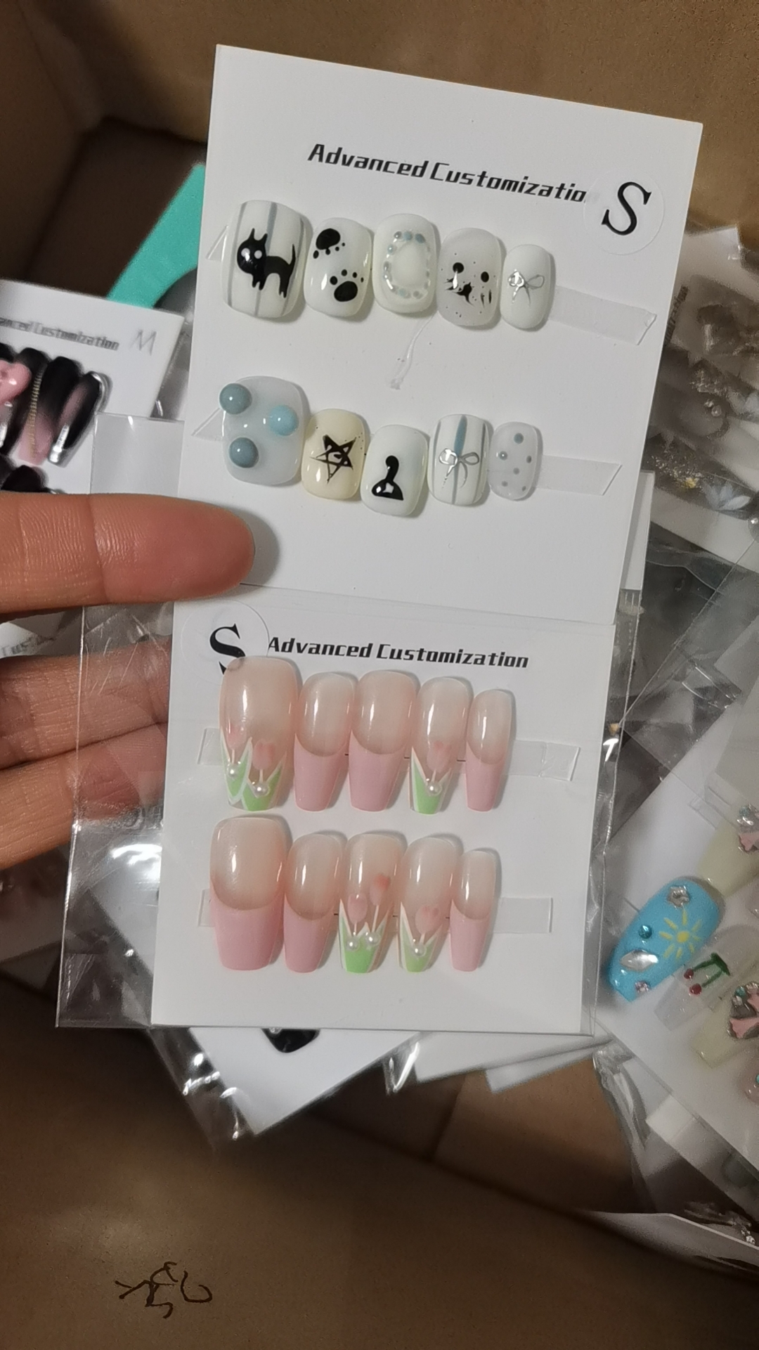 手工穿戴甲简约马卡龙夏季渐变清新春夏秋冬款