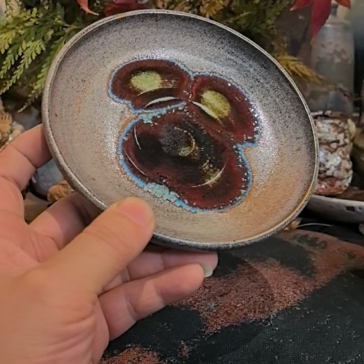 陶摆件手工高温原矿窑变新品福利