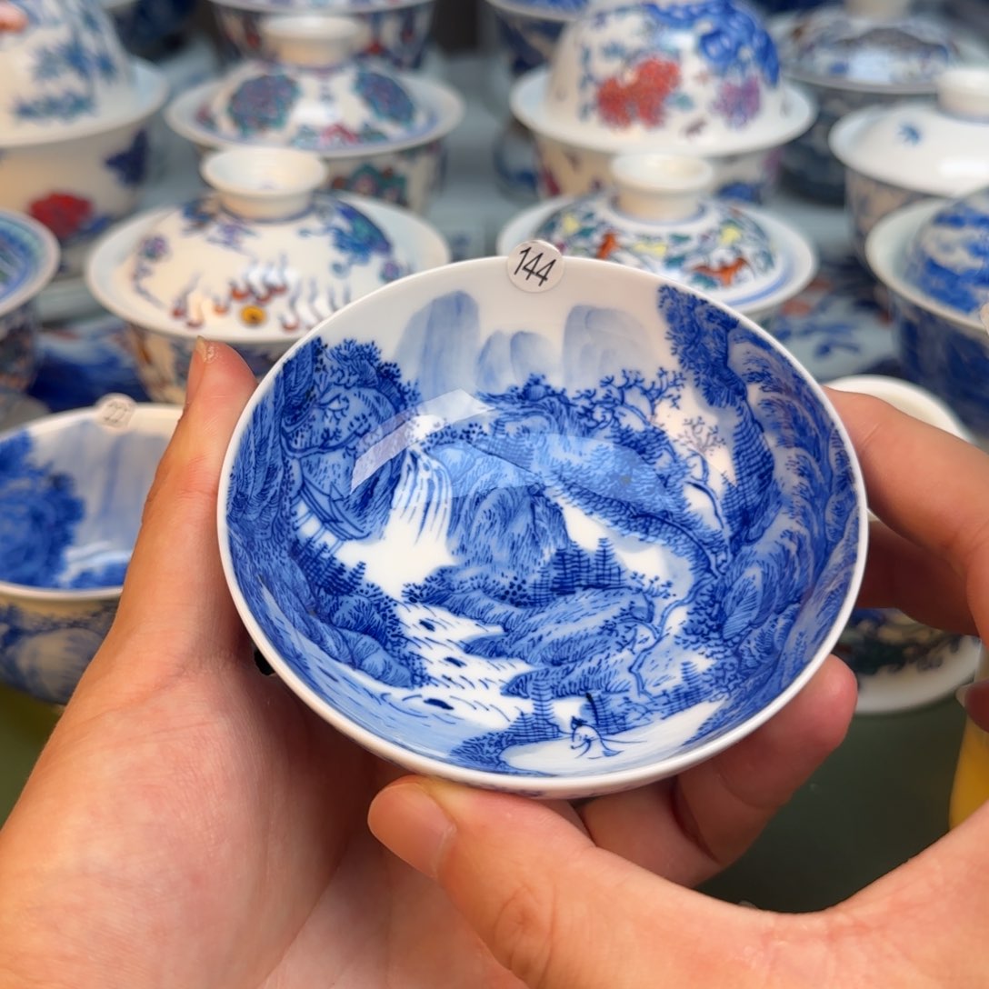 彦祖纯手工手绘茶具144