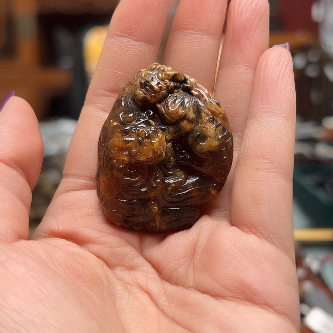 裸石琥珀未镶嵌抚顺琥30046