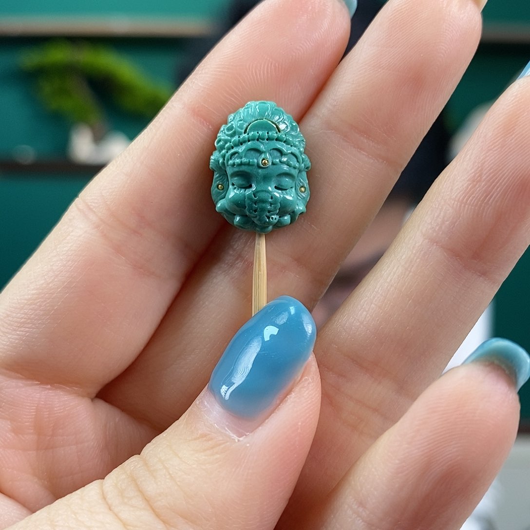 绿松石珠宝奇石未镶嵌