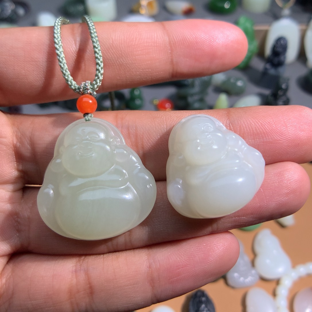 和田玉颈饰未镶嵌哇*咔