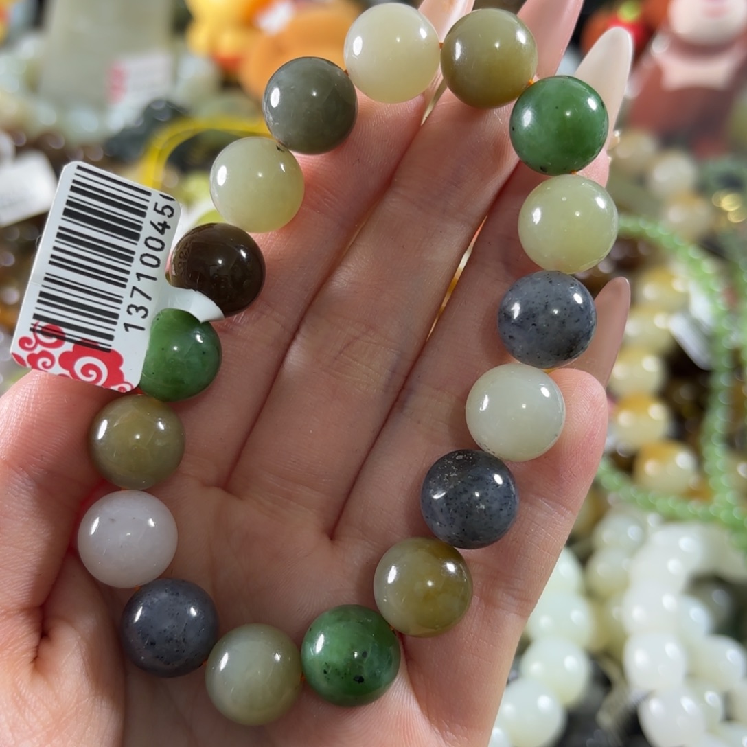 和田玉未镶嵌手链191