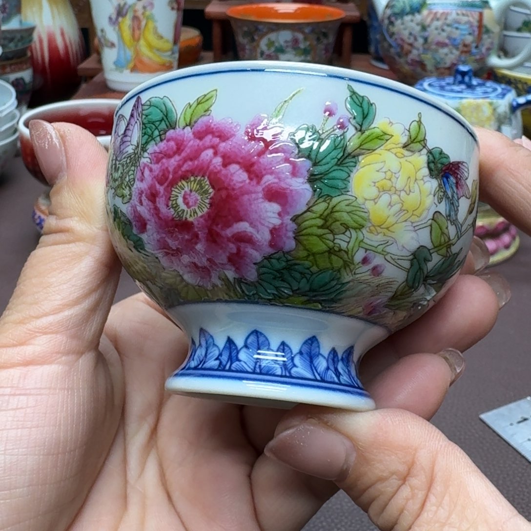 瓷片景德镇仿古手工制作精品展示