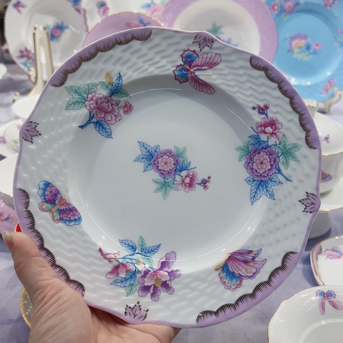 【闪购商品】骨瓷8寸平盘