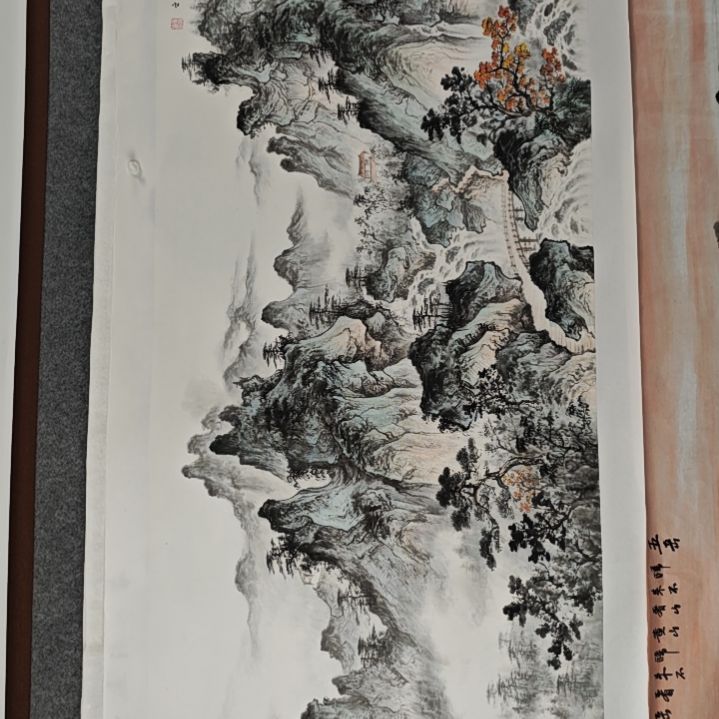 国画贾海瑞老师现场定制