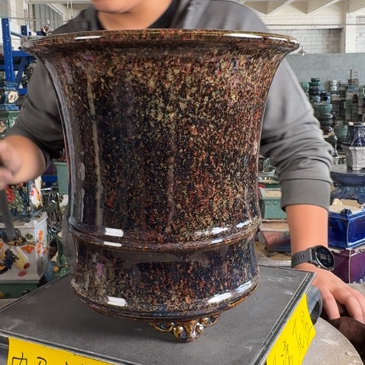 。一风堂石湾花盆 内22.5*24