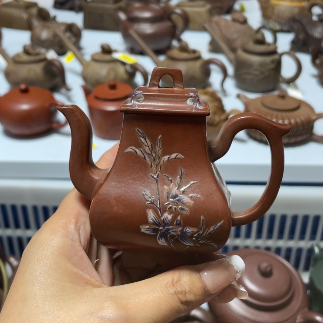 茶壶紫砂虎*宜兴紫砂壶