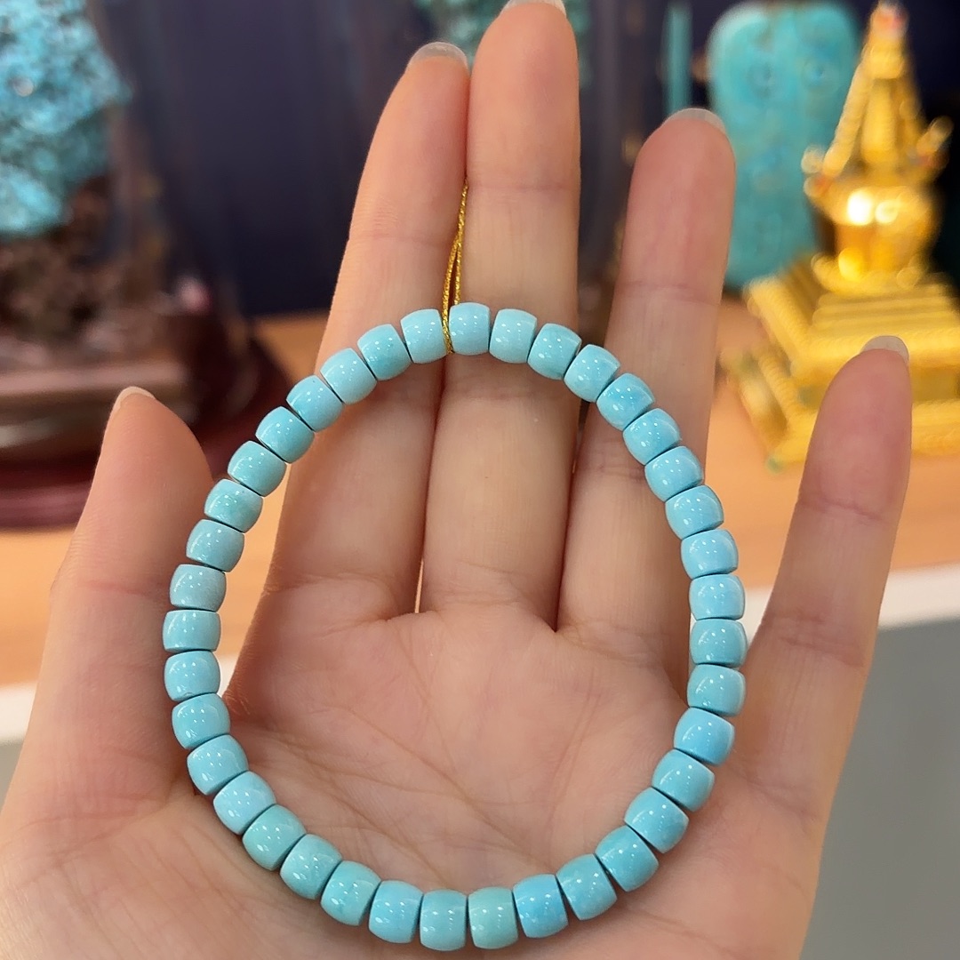 绿松石未镶嵌颈饰