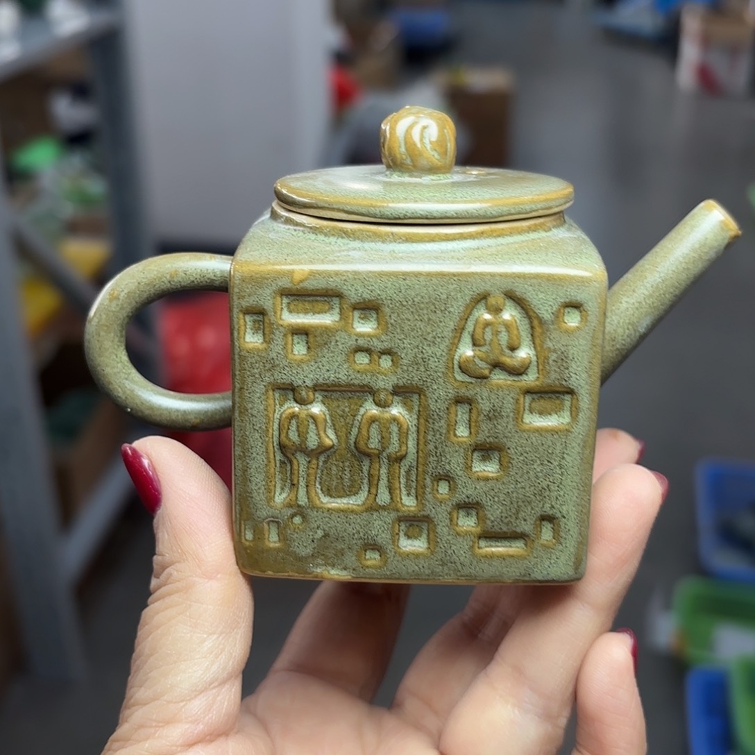 龙泉云间青瓷小米茶器