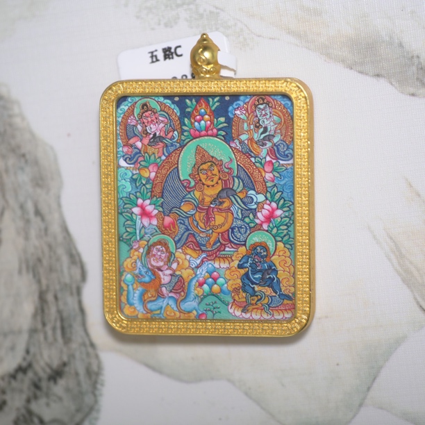 铜合金亚克力吊坠 平措吊坠饰品，画师平措(五路c)国风