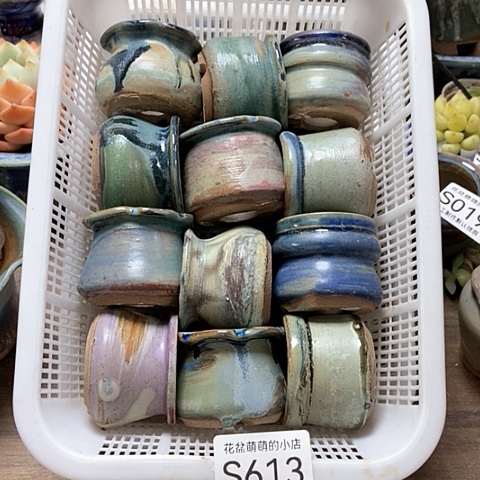 紫砂花盆613微瑕品口径3到4左右