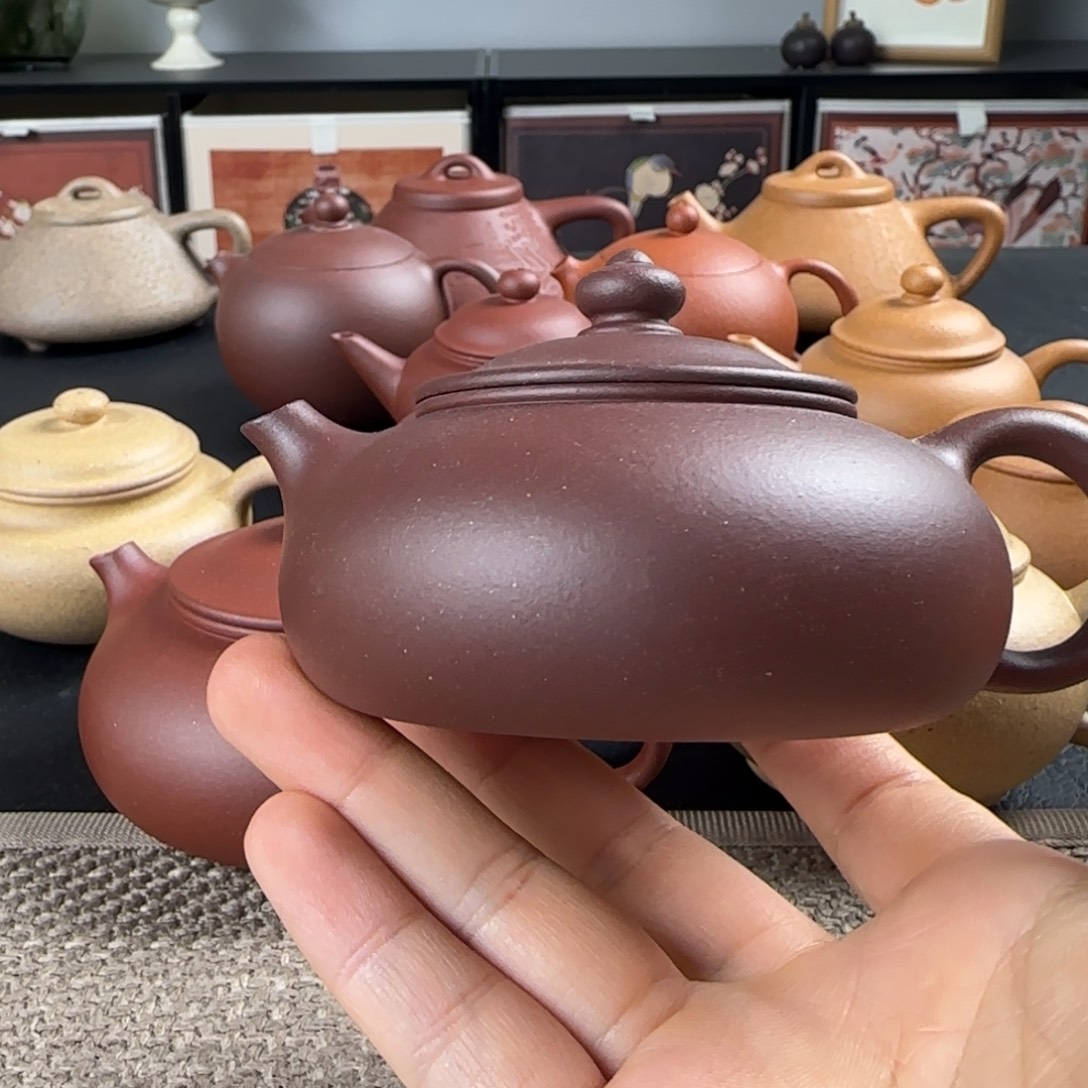 C***.茶壶紫砂微瑕寒江