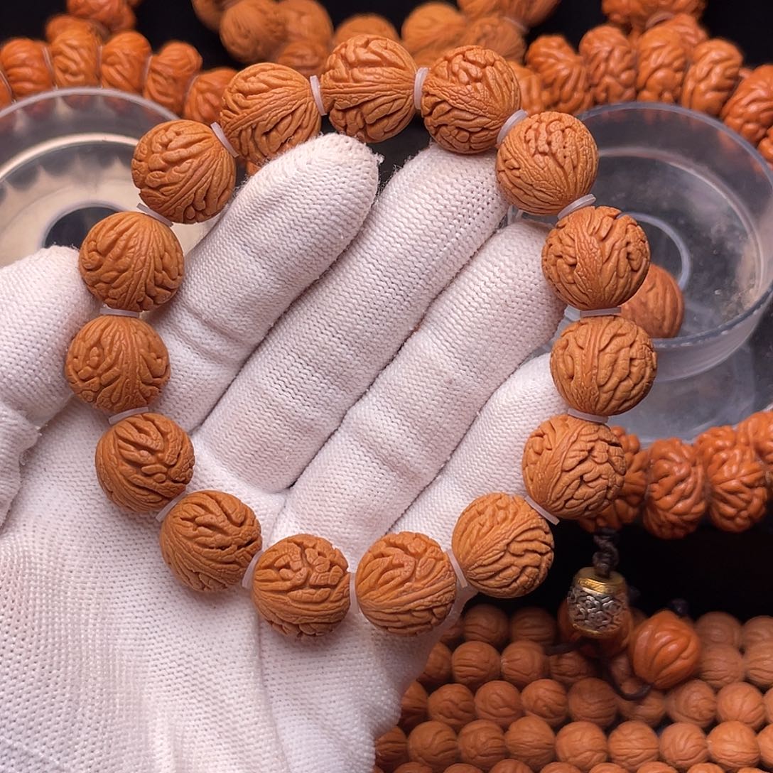 手串桃核精品绣球手串1.6