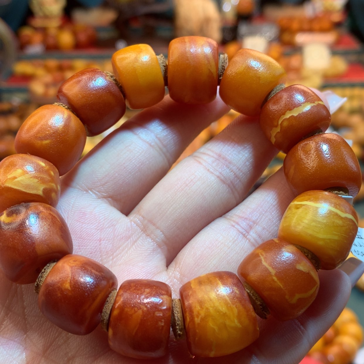 【闪购商品】未镶嵌蜜蜡手串蜜蜡手串