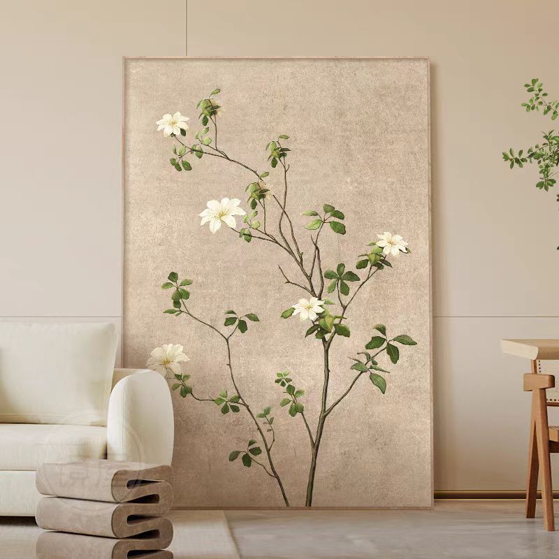 【春】手工砂岩客厅玄关装饰画