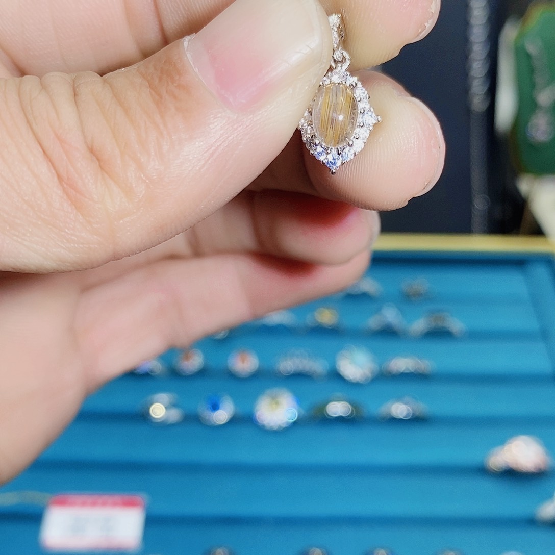 紫晶珠宝半成品银S925镶嵌
