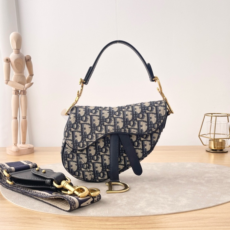 99新 DIOR/迪奥 【九筒奢品】小号马鞍/单肩包/1306