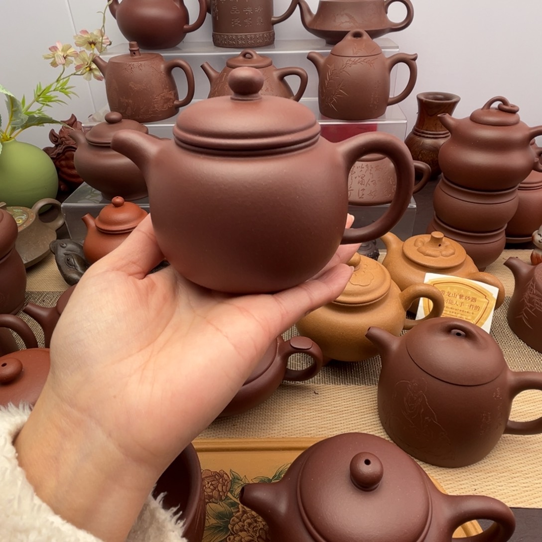 茶壶紫砂黄龙源底槽清匏尊260cc