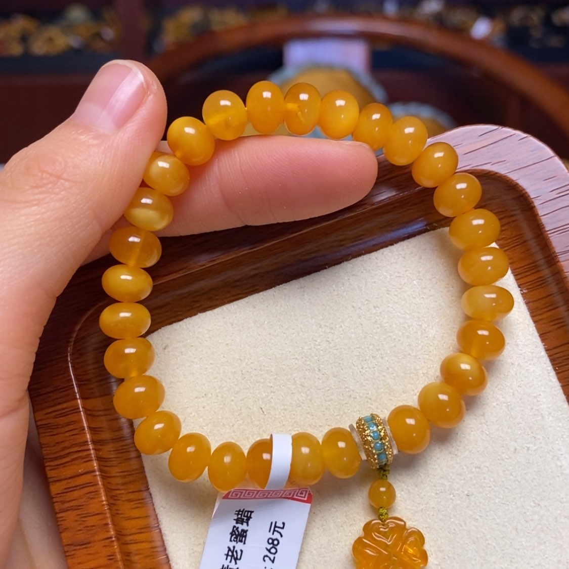 【闪购商品】蜜蜡手链未镶嵌手串