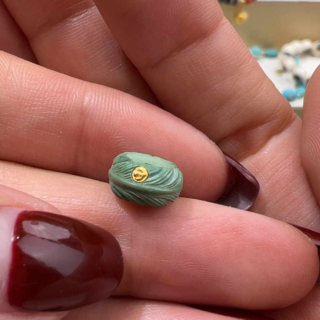 绿松石配件未镶嵌配件