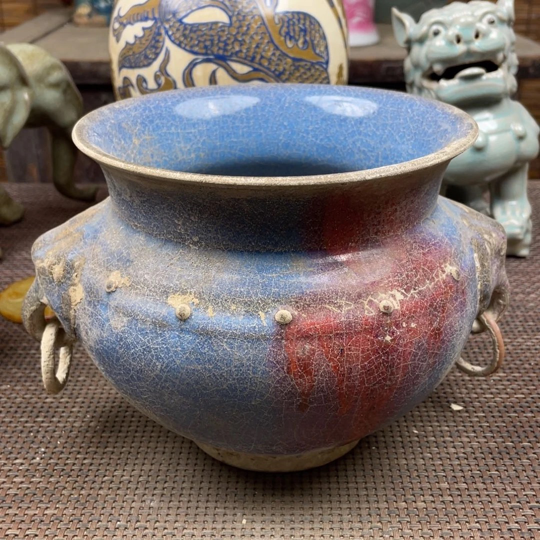 蟾中式乔迁国风摆件