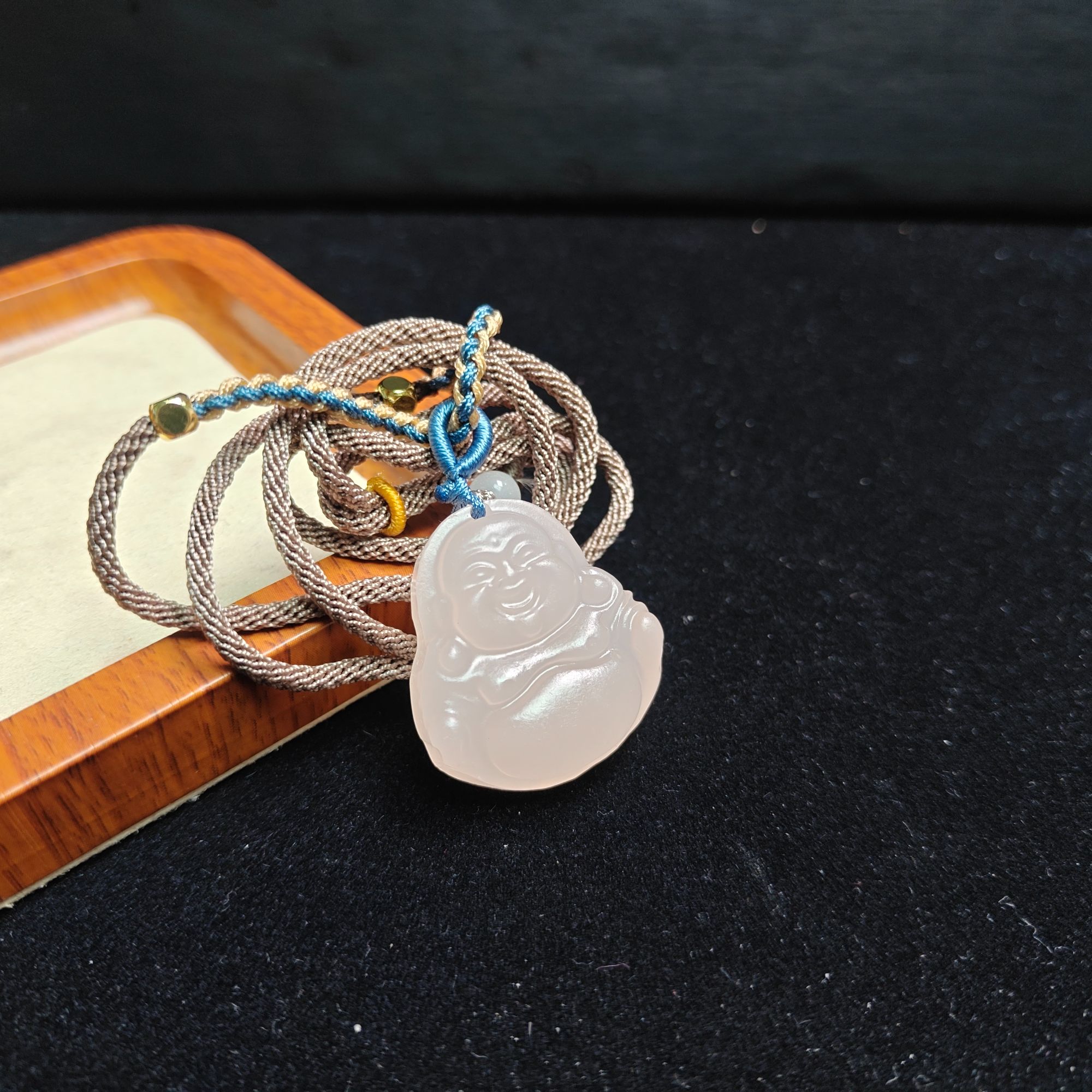 [停业清货]冰藕粉色小佛公吊坠-032-多样性发一