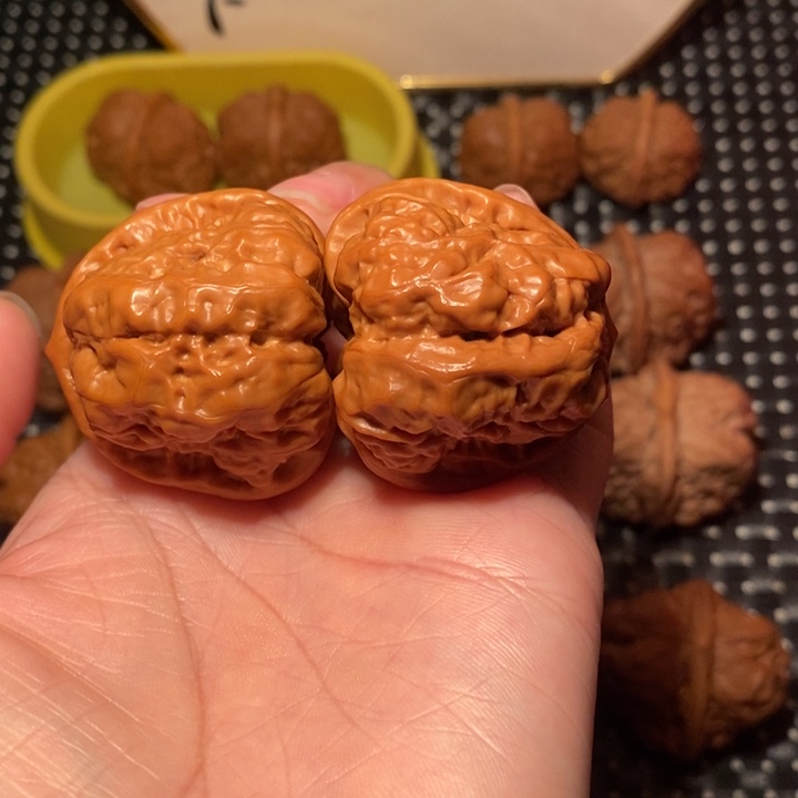 文玩核桃把件开背大腿肌肉蛙