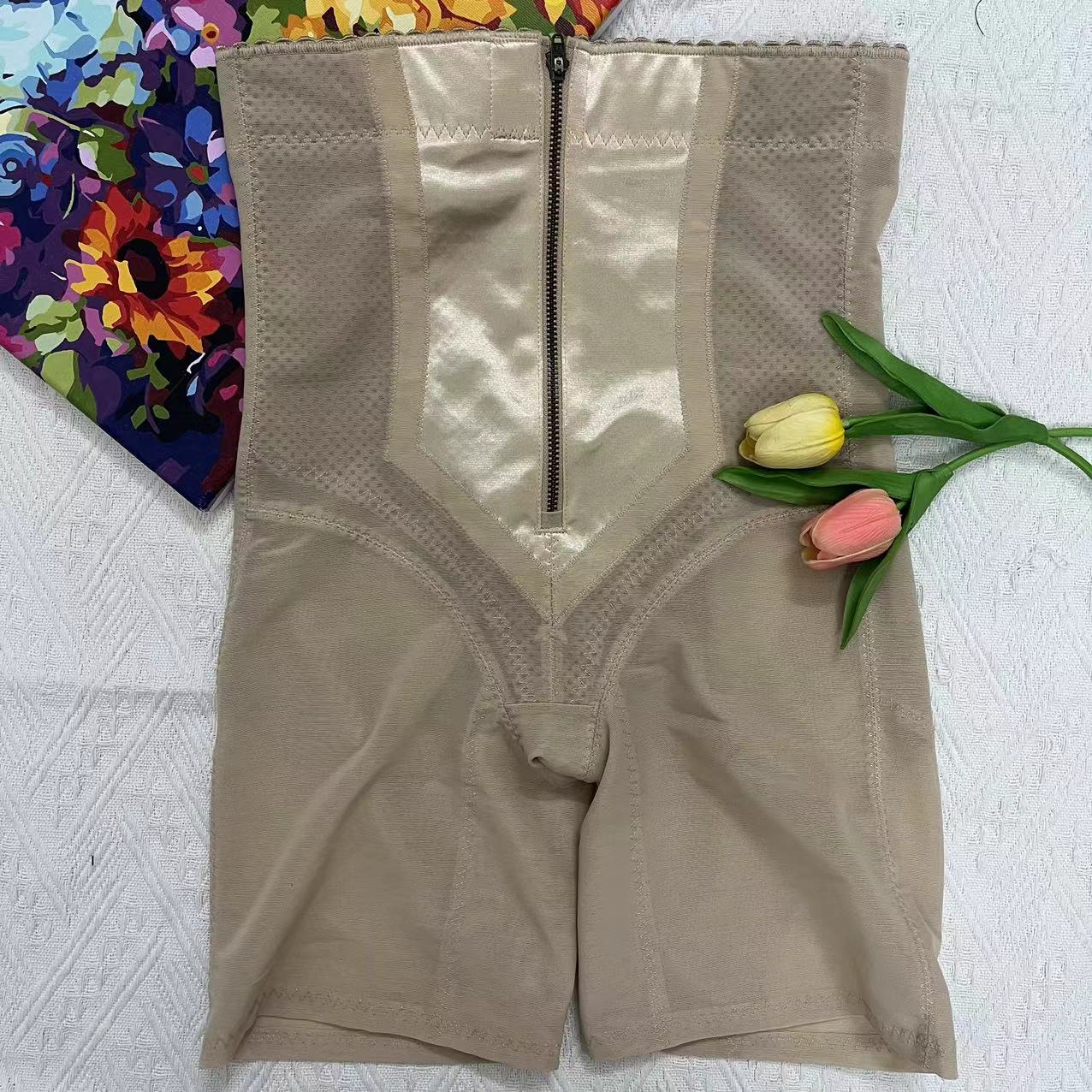 美体裤束身薄款美体裤夏季女纯色高腰塑形