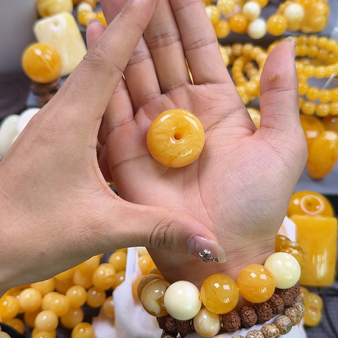 琥珀珠宝奇石未镶嵌墩子