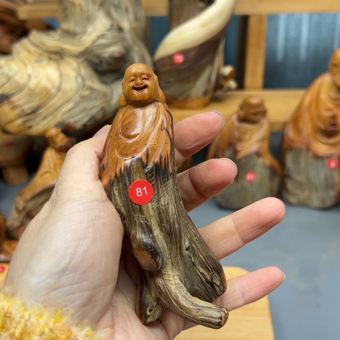 柏木崖柏木摆件手把件36