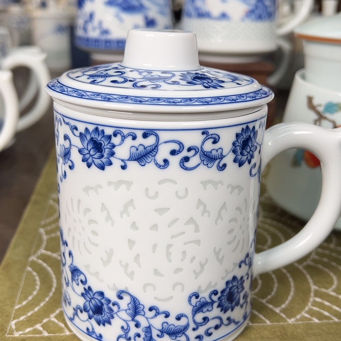 景德镇陶瓷高温办公杯