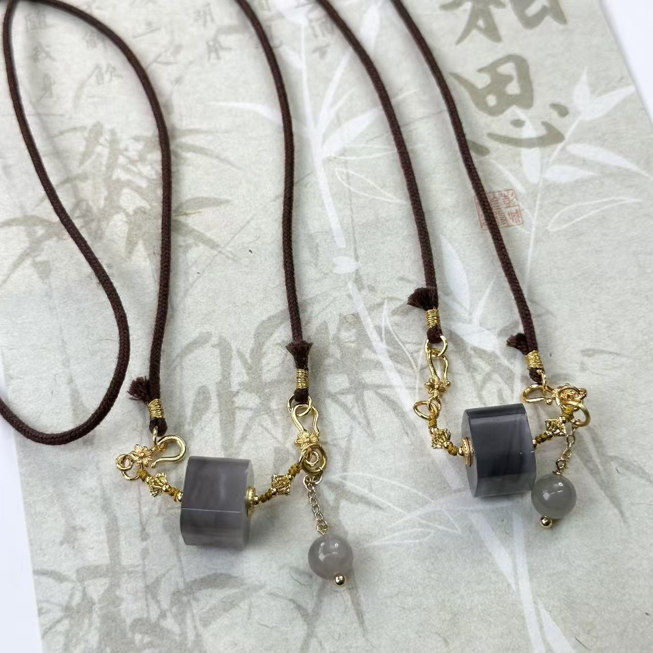 【Z10】和田玉路路通项链多样性发其一