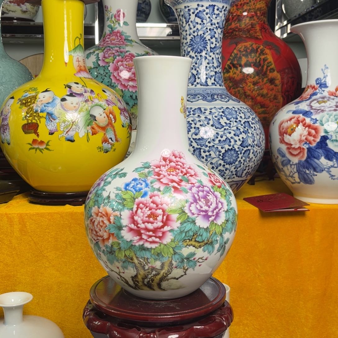 景德镇陶瓷花瓶摆件