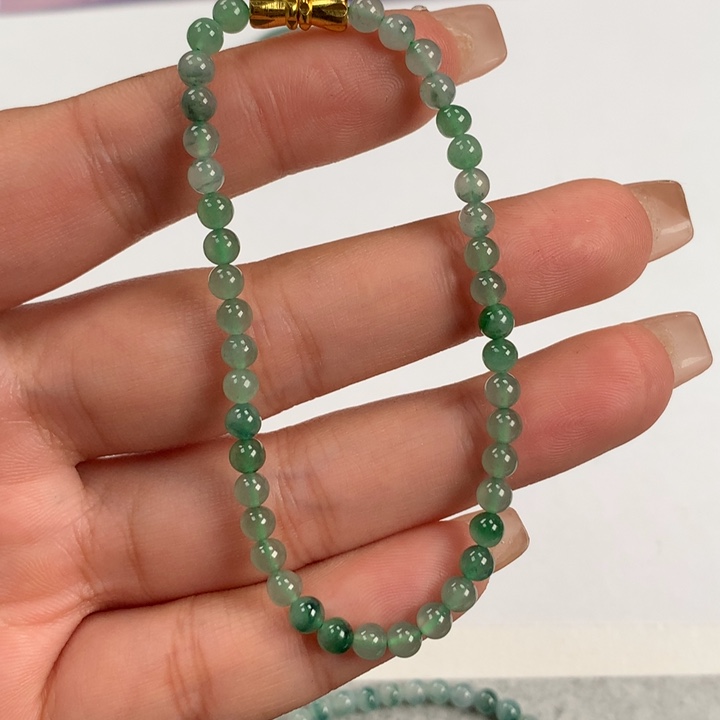 翡翠颈饰未镶嵌Y**Z手串
