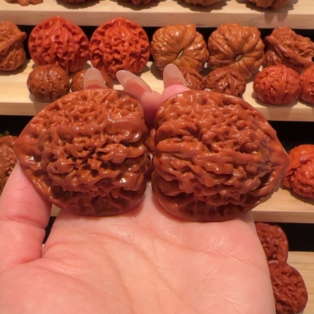 文玩核桃吊坠官帽46精品2706