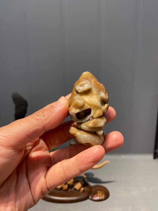 左艺刀精品手工创意奇石摆件装饰品设计精雕雕刻