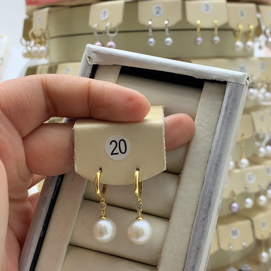 淡水珍珠耳饰未镶嵌10