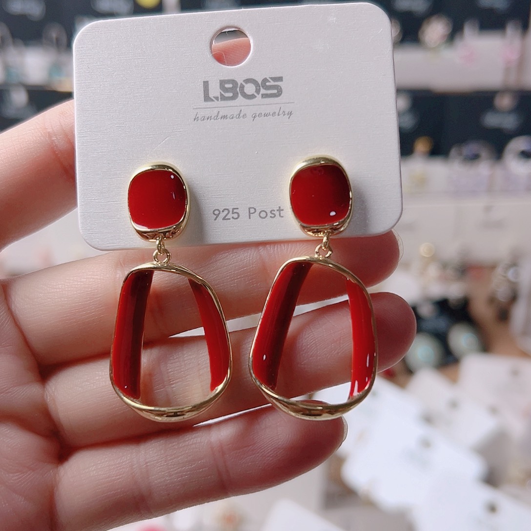 锆石纯铜合金耳环的