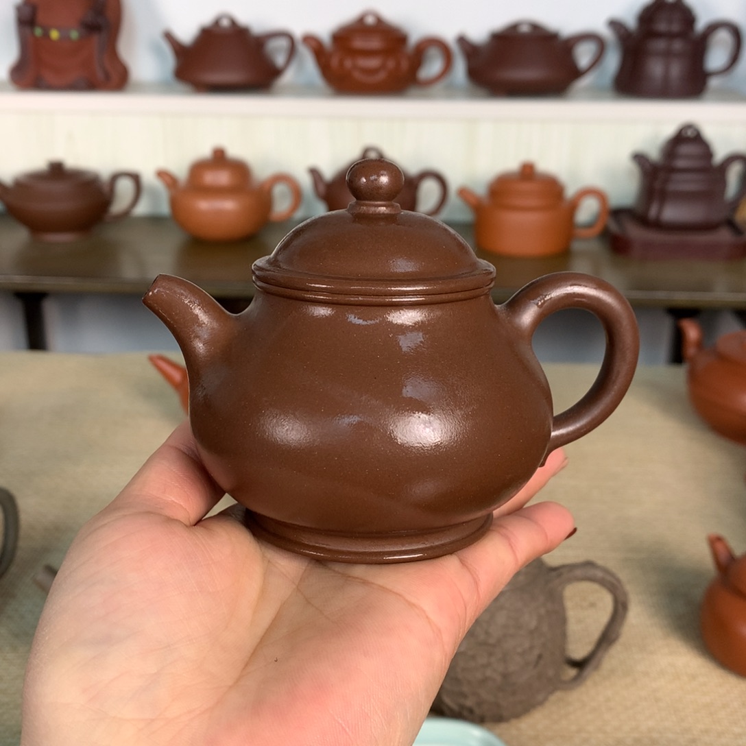 紫砂茶壶精品潘壶容量150