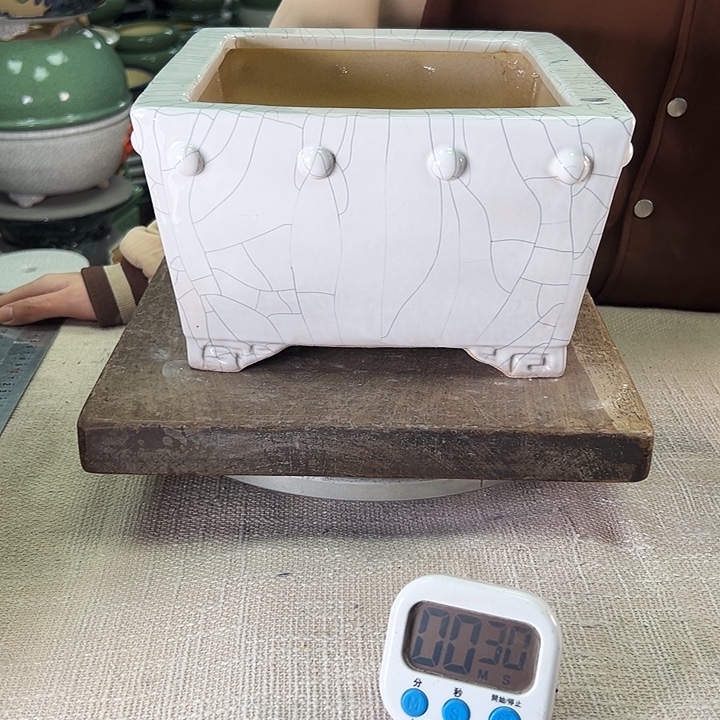 自***张泳坤堂石湾花盆陶瓷