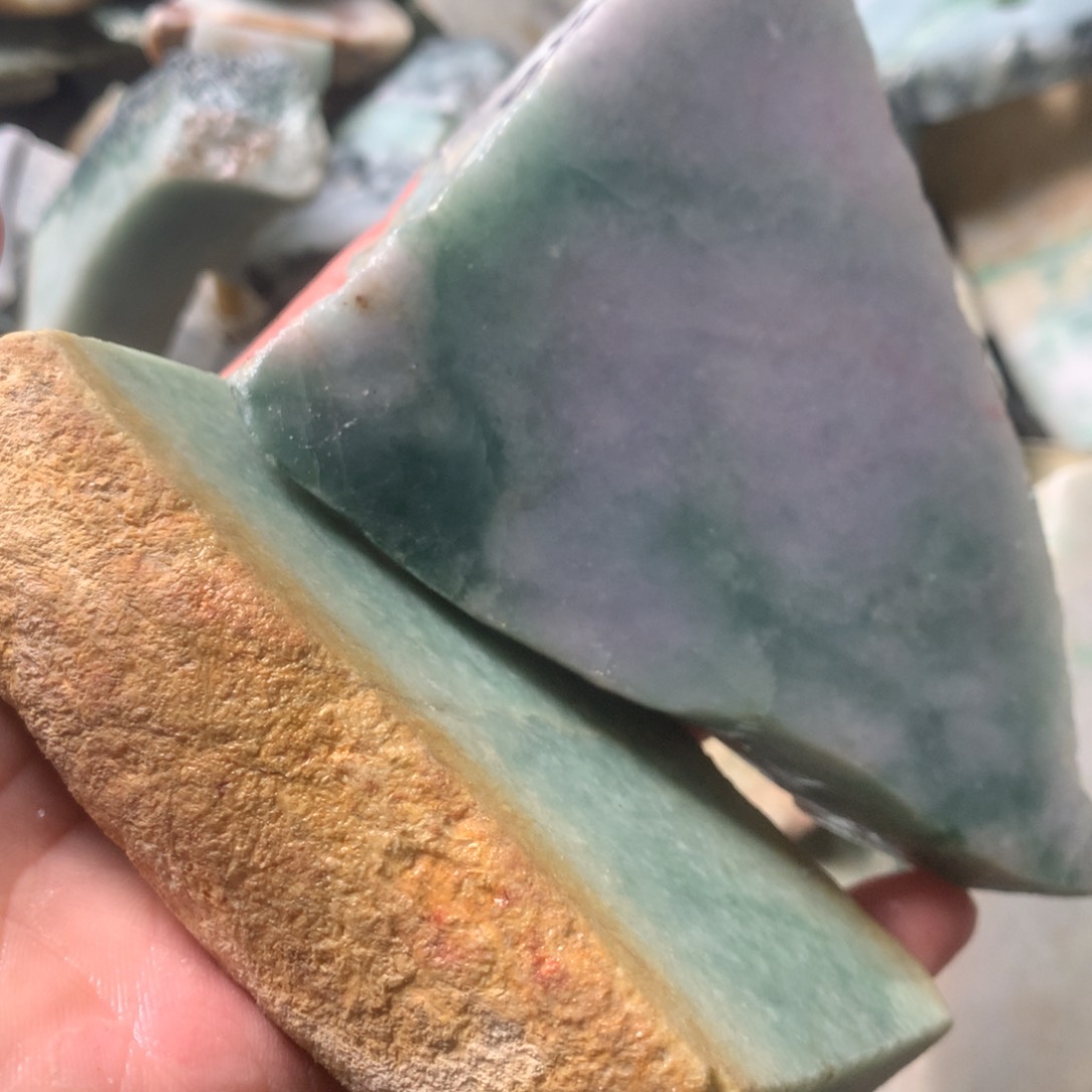 翡翠颈饰未镶嵌馨*馨缅甸翡翠