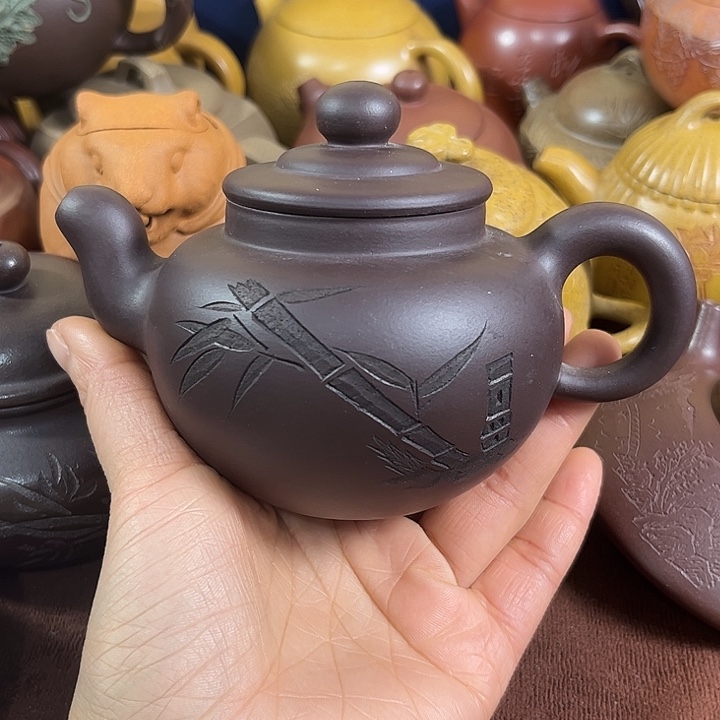 胖***嘟茶壶紫砂紫砂微瑕