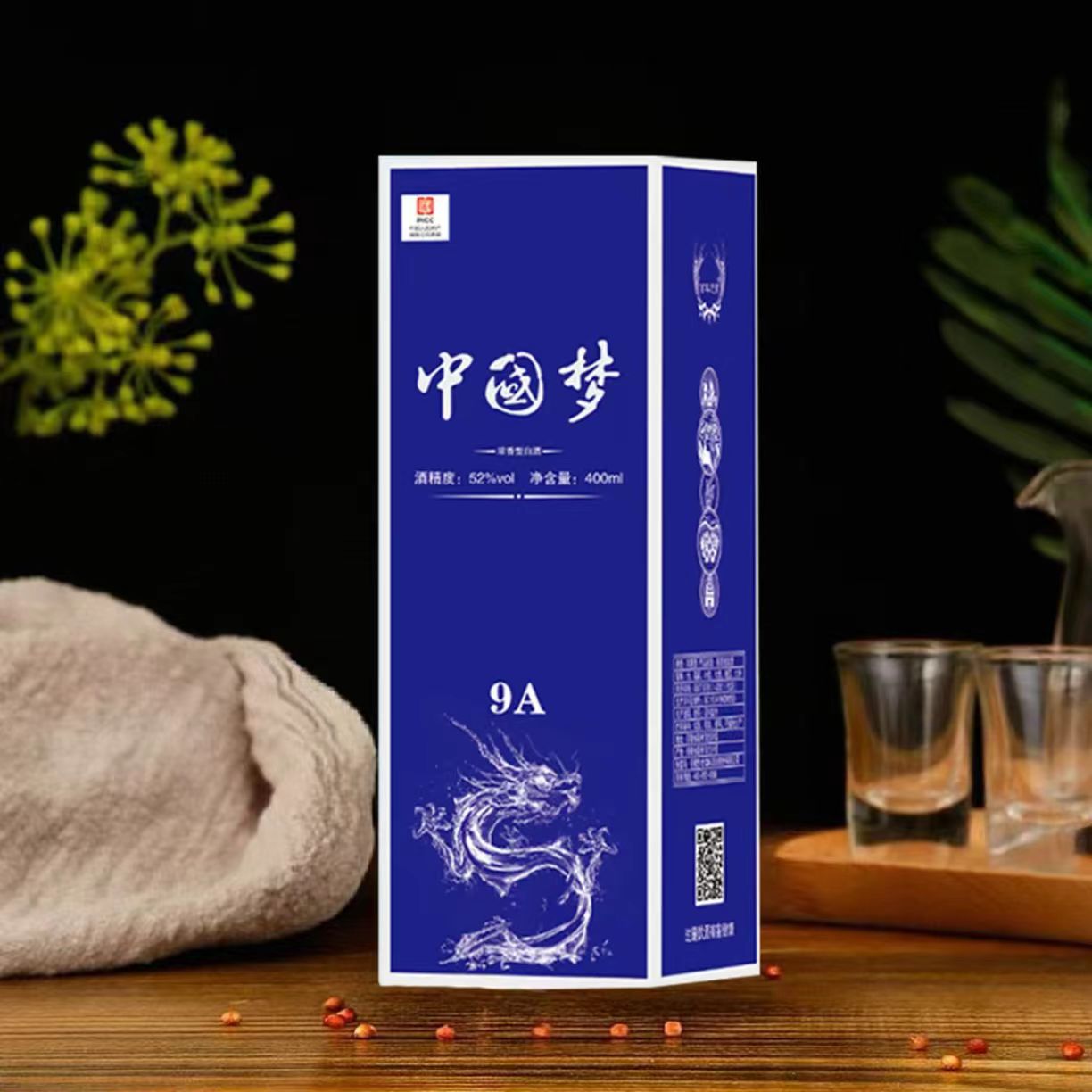 百年迎贺中国梦浓香型白酒52度400ML51-60度400